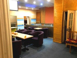 Sittområde i lobbyn