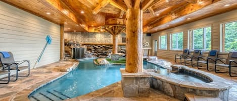 Una piscina climatizada