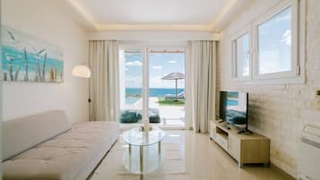 Villa, Multiple Beds, Non Smoking (Afrodite) | Living area | Plasma TV