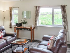 TV, fireplace - 2 bedroom accommodation in Bardennoch West, near Carsphairn (Bardennoch West, near Carsphairn)