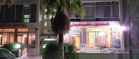 Front of property – evening/night