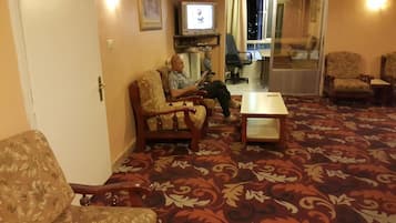 Sala de estar en el lobby