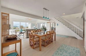 Dining - Seabrook Island Oceanfront Villa Stunning Views Each Room & Spectacular Sunsets. (Seabrook Island)
