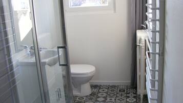 Shower, hair dryer
