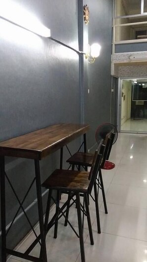 Sala de estar en el lobby