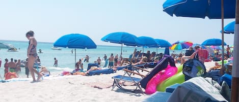 På stranden