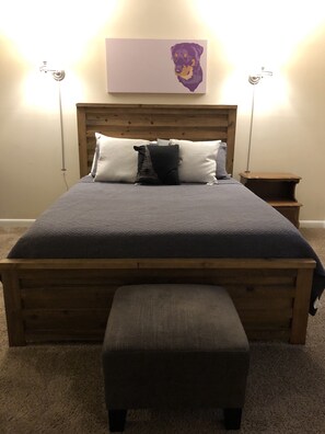 2 habitaciones, tabla de planchar con plancha, wifi y ropa de cama 