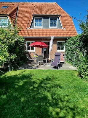 Exterior - Deichhaus with Eider view nature reserve, dog welcome 15 min St.P. Ording (Gross-Olversum)