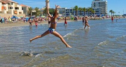 2 Zimmer Kabine Erdgeschoss Große Terrasse - Klimaanlage - Parkplatz GRAU DU ROI