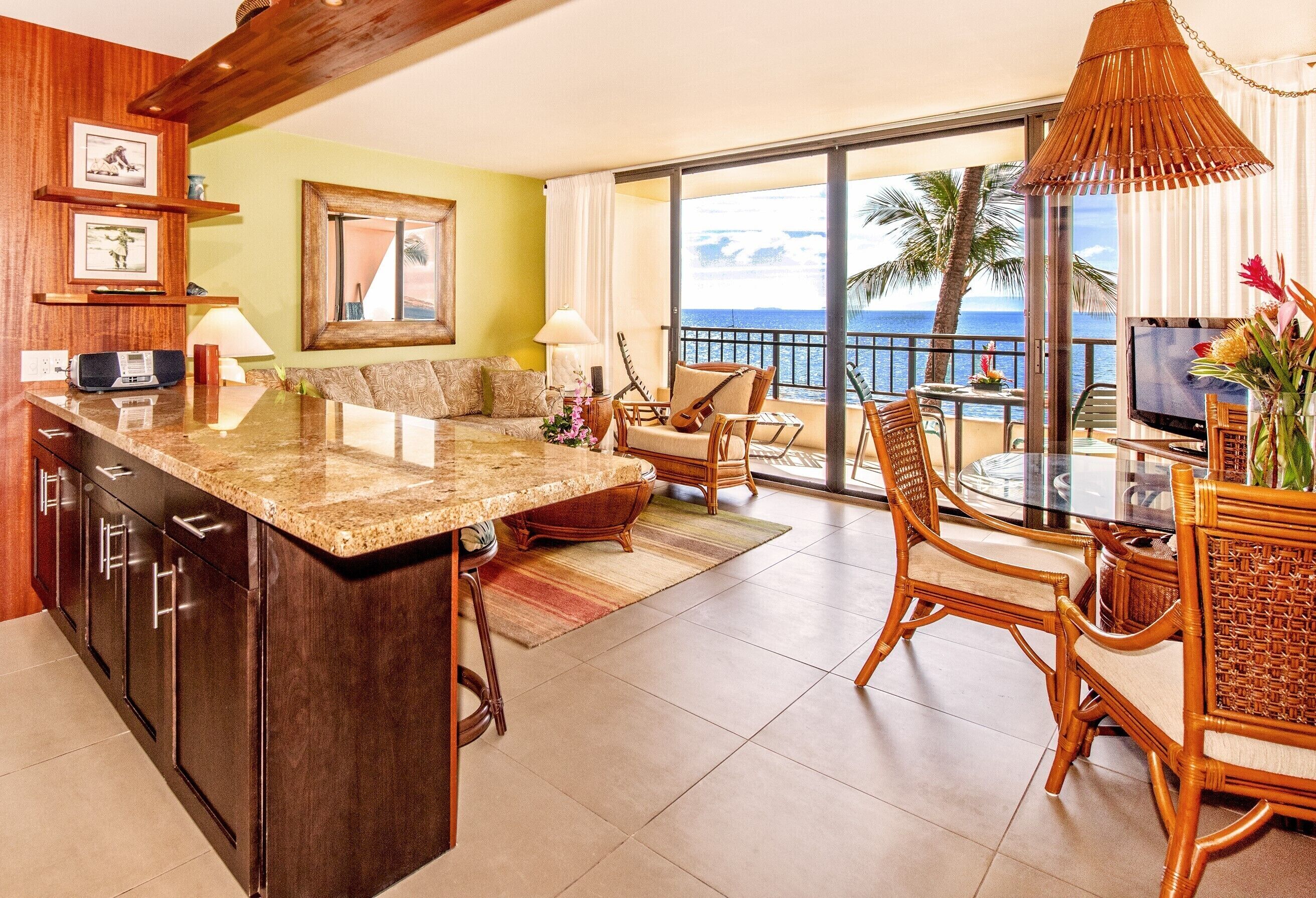 Smart TV, DVD player, books, music library