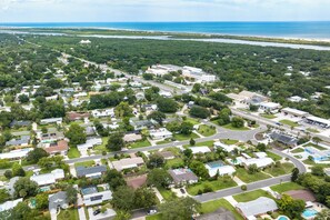 منظر من الجو على ارتفاع عالٍ