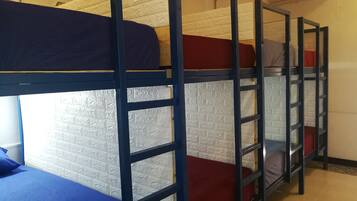 8-Bed Mixed Dormitory | Iron/ironing board, free WiFi, bed sheets