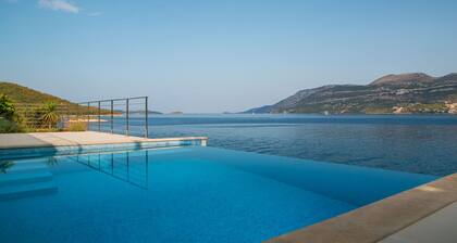 Beachfront Villa Poseidon with Heated Pool