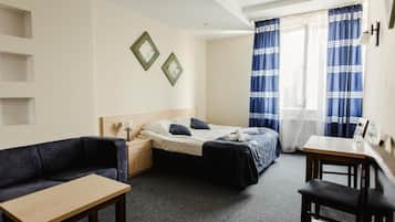Desk, free WiFi, bed sheets, wheelchair access