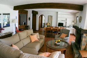 TV, fireplace, ping pong, stereo