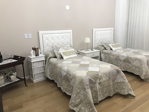 Deluxe Room, 2 Double Beds, Non Smoking, Canal View | Minibar, in-room safe, individually decorated, individually furnished