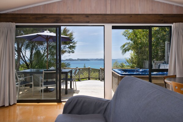 TV, DVD player, stereo