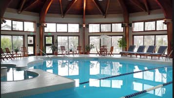 Indoor pool, a heated pool