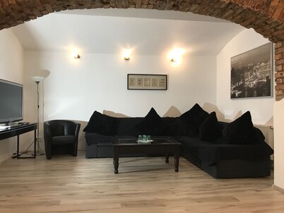 Prague group party apartment