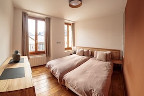 2 chambres, Wi-Fi gratuit, draps fournis