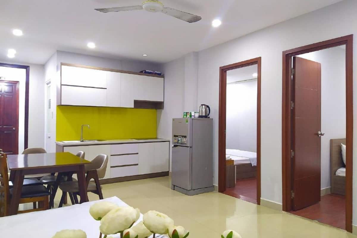 family room | desk, iron/ironing board, free wifi, bed sheets