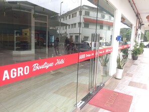 Fassade der Unterkunft