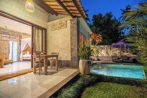 Villa, 1 Schlafzimmer, eigener Pool | Terrasse/Patio