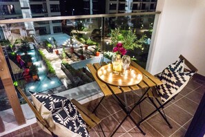 Apartment, 1 Queen Bed, Non Smoking, Garden View | Balcony - Gallipoli Residence Midhills Genting (Genting Highlands)