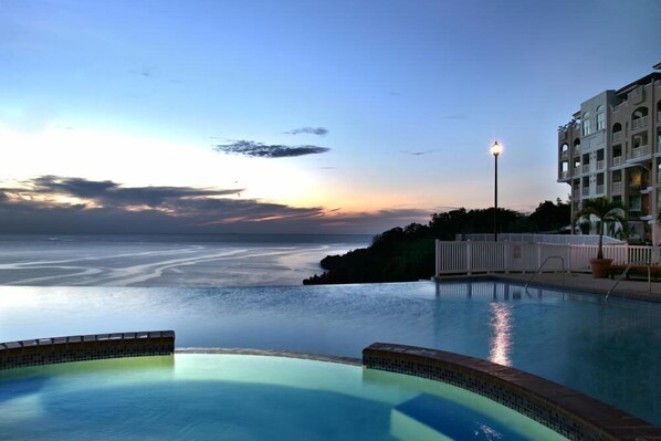 An infinity pool