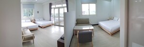 Habitació estàndard, diversos llits, no fumadors | Cortines opaques, wifi gratuïta i roba de llit 