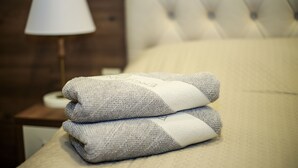 Căn hộ, 2 phòng ngủ | Tiện nghi phòng tắm | Buồng tắm vòi sen, đồ dùng nhà tắm miễn phí, máy sấy tóc 