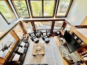 TV, fireplace, video games, DVD player - Amazing Views, Ski In / Ski Out, Hot Tub, Yoga Den, Sleeps 12! (Whitefish)