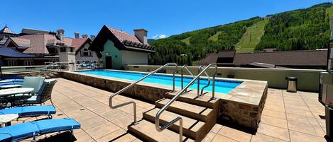 Una piscina riscaldata