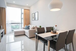 Apartment, 1 Bedroom | Living area
