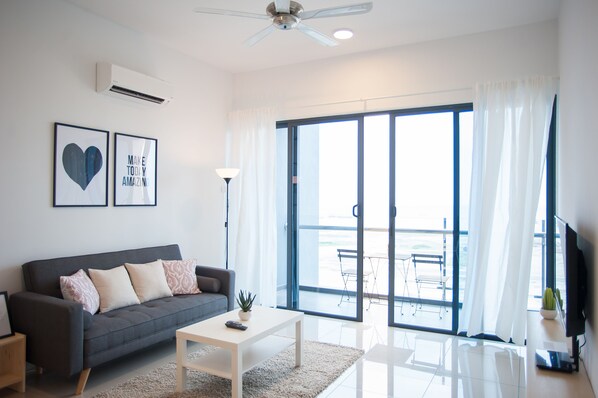 Apartment, 1 Schlafzimmer | Wohnzimmer
