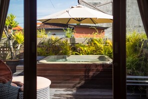 Villa, 2 chambres, non-fumeur | Baignoire à hydromassage
