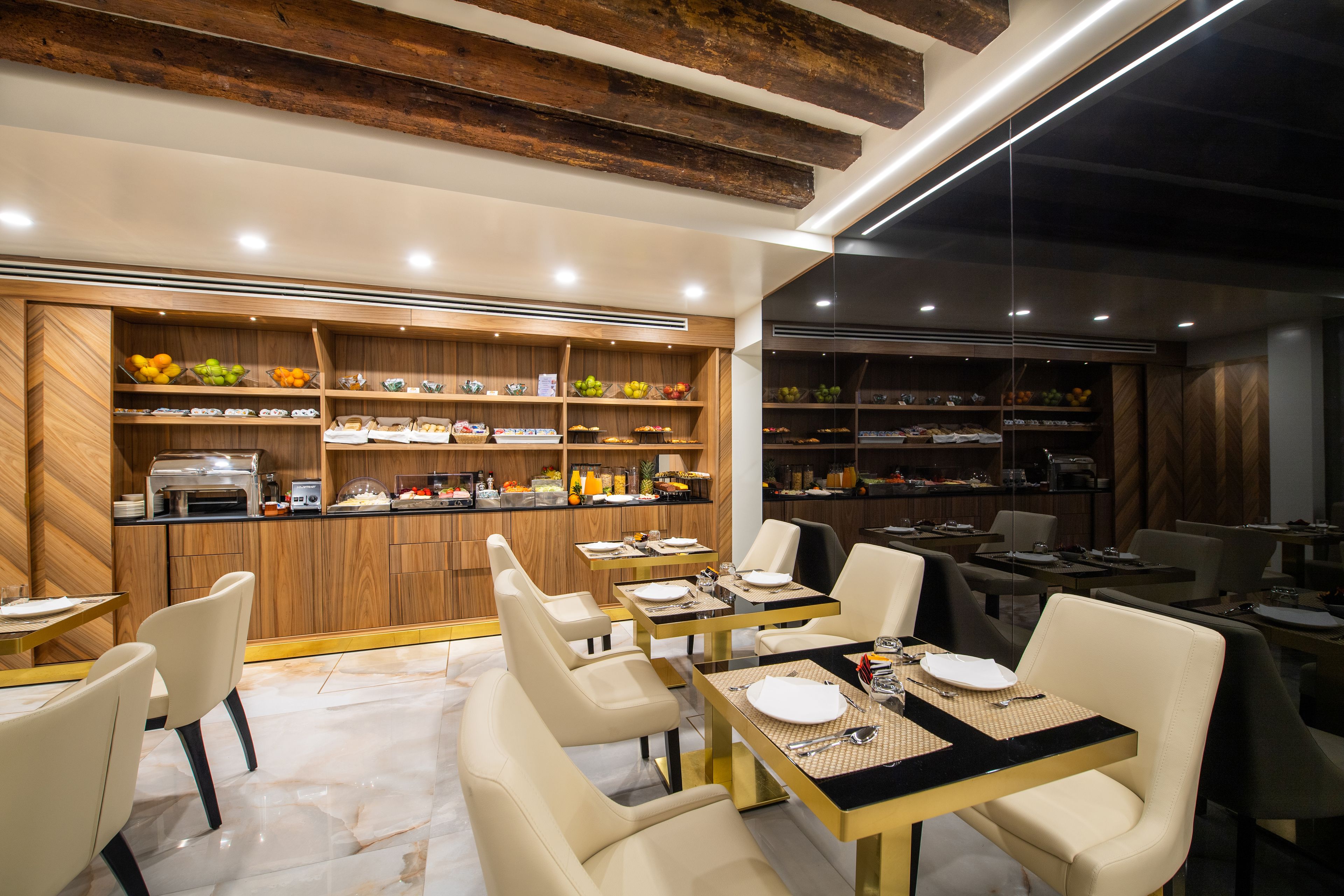 daily buffet breakfast (eur 25 per person)