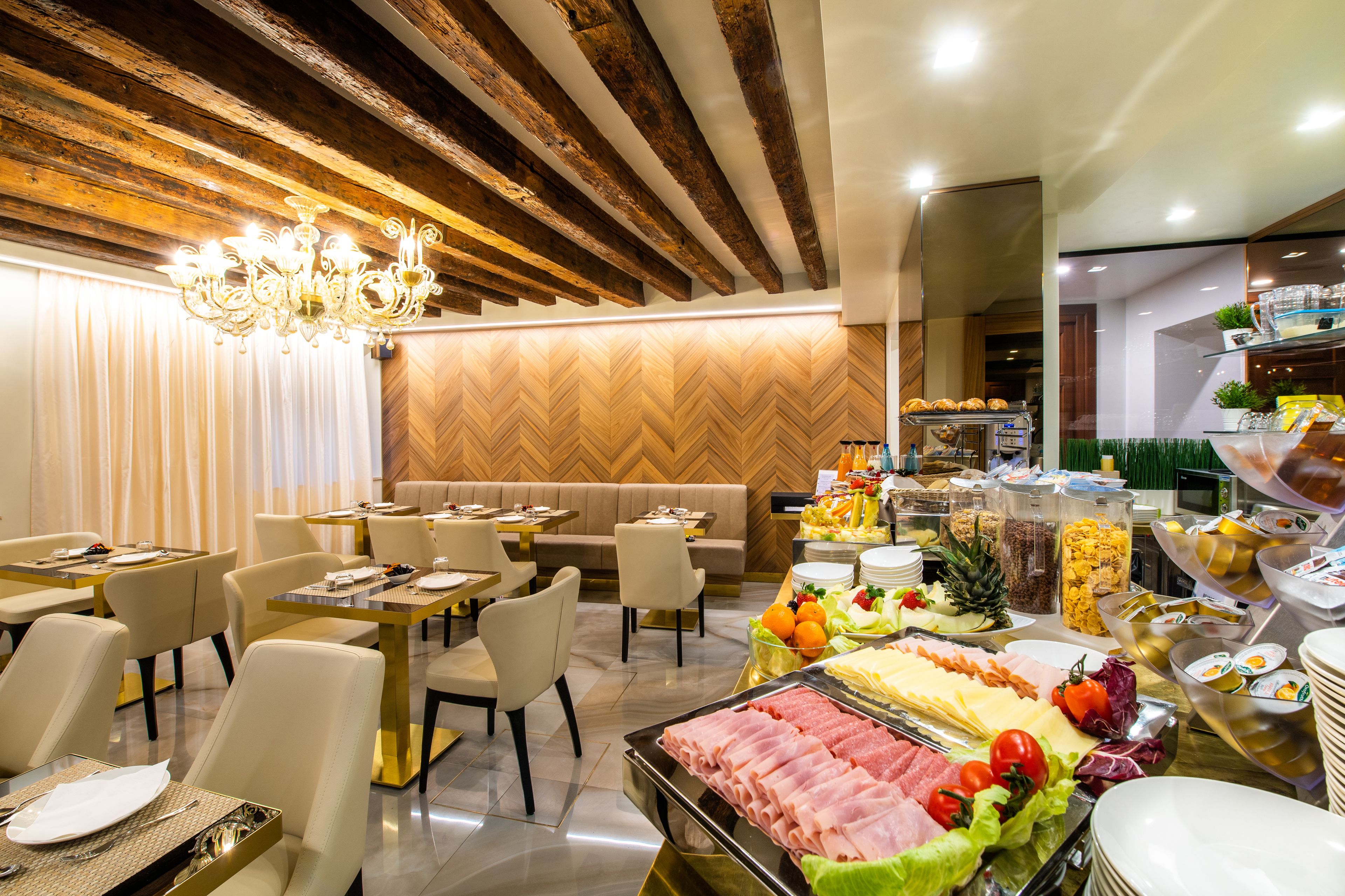 daily buffet breakfast (eur 25 per person)