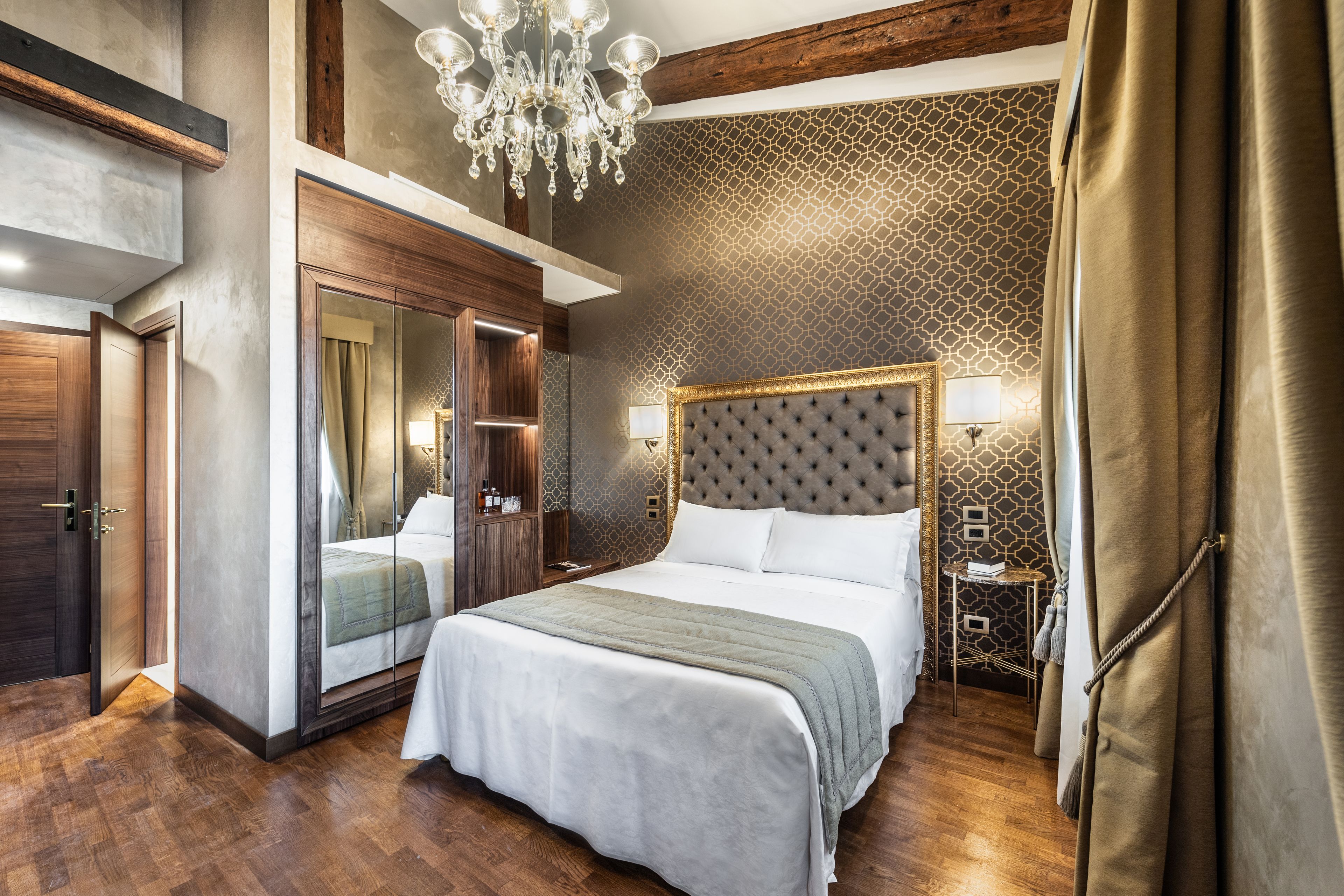 panoramic double or twin room | in-room safe, laptop workspace, blackout curtains, soundproofing