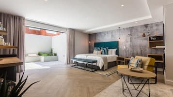 Deluxe-Suite | 1 Schlafzimmer, hochwertige Bettwaren, Select-Comfort-Betten, Minibar