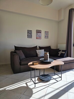 Apartment | Living area - Pilot Lux Apartment (Chania)