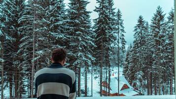 Chambre Double Supérieure, balcon | Vue depuis le balcon