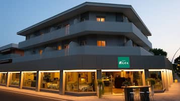Front of property – evening/night