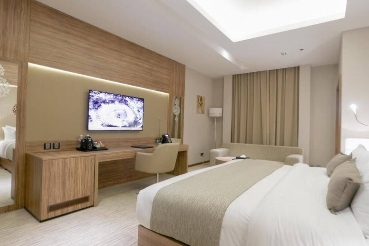 ห้องจูเนียร์สวีท | มินิบาร์, เตารีด/โต๊ะรีดผ้า, Wi-Fi ฟรี, ผ้าปูที่นอน