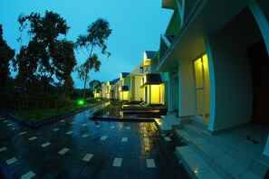 Front of property - evening/night