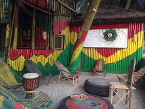 Terrace/patio - Natural Bamboo Village (Cape Coast)