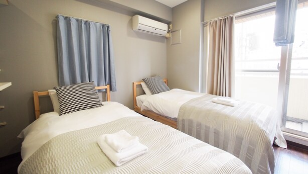 Standard Quadruple Room (PH163) | Blackout drapes, WiFi (free), bed sheets - Always Stay Dotonbori 3 PH-163 (Osaka)