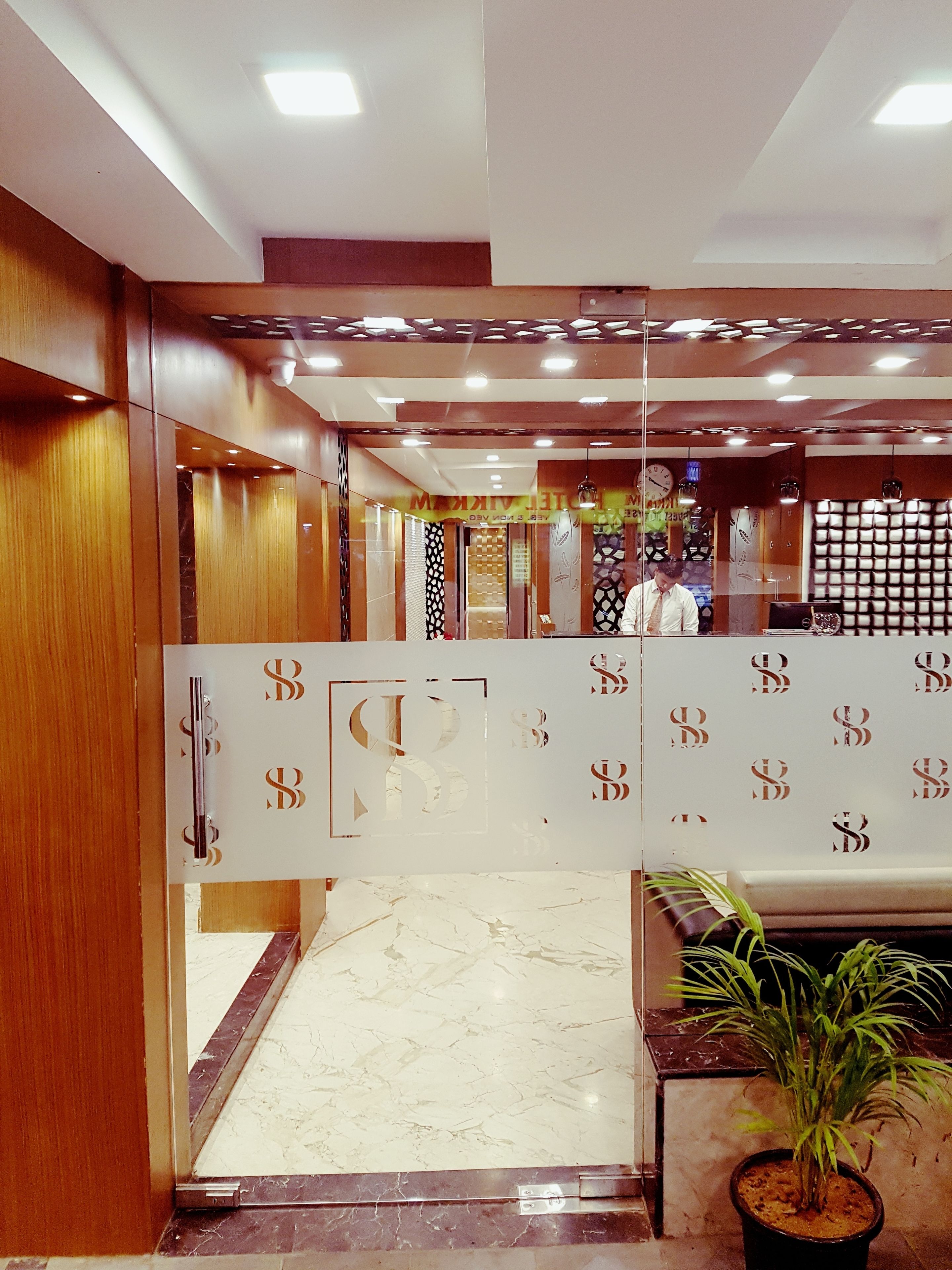 Interior entrance