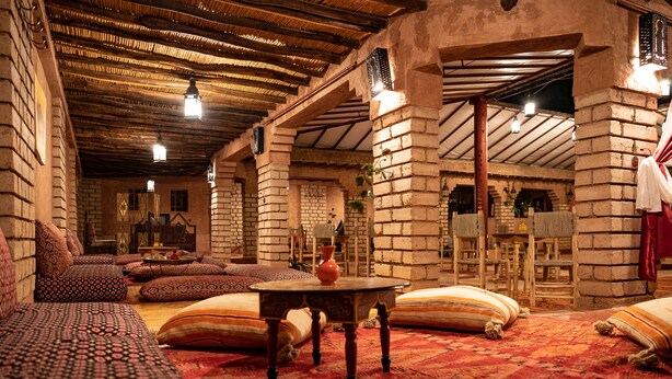 Breakfast, lunch and dinner served  - Kasbah Tiwaline (Marrakech)