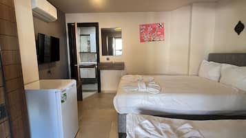 Kamar Triple, 3 Tempat Tidur Twin | Seprai premium, tirai kedap cahaya, dan kedap suara